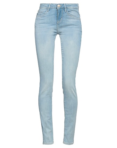 GUESS Denim trousers Blue 70% Cotton, 17% Polyester, 11% Lyocell, 2% Elastane