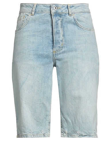 LIU •JO Denim shorts Blue 97% Cotton, 3% Elastane