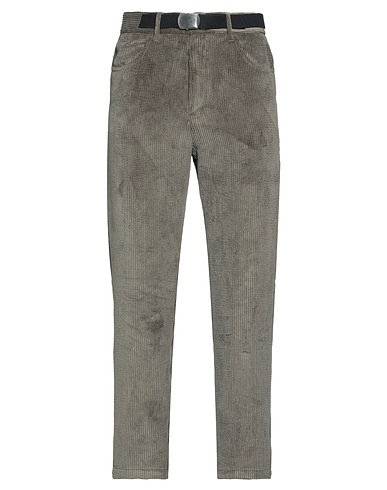 DANIELE ALESSANDRINI HOMME Casual trouser Military green 90% Polyester, 7% Polyamide, 3% Elastane