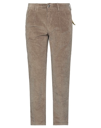 INCOTEX Casual pants Taupe 98% Cotton, 2% Elastane