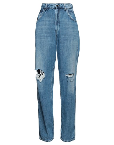 LIU •JO Denim trousers Blue 50% Cotton, 50% Lyocell