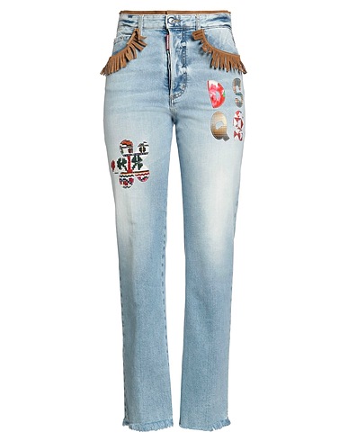 DSQUARED2 Denim trousers Blue 99% Cotton, 1% Elastane