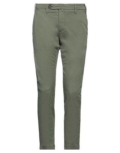 P-LAB Casual trouser Military green 98% Cotton, 2% Elastane