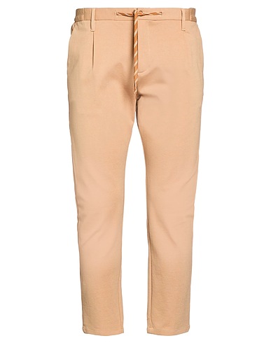 DANIELE ALESSANDRINI HOMME Pantalone Cammello 68% Viscosa, 27% Poliammide, 5% Elastan