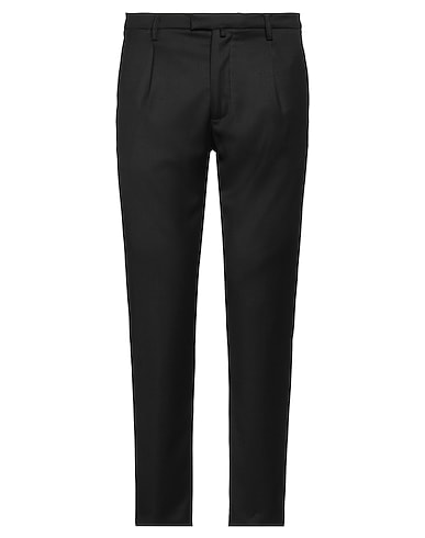 OFFICINA 36 クラシックパンツ ブラック ポリエステル 63% / レーヨン 34% / ポリウレタン 3%