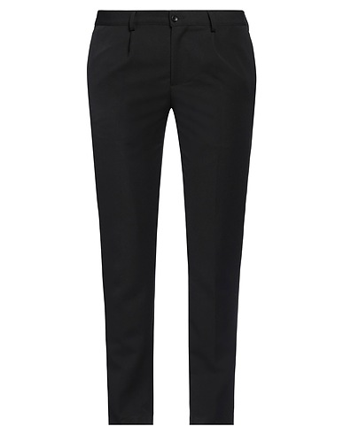 DANIELE ALESSANDRINI HOMME Pantalone Nero 78% Poliestere, 17% Viscosa, 5% Elastan