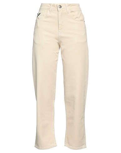 PONT DENIM Pantaloni jeans Beige 100% Cotone
