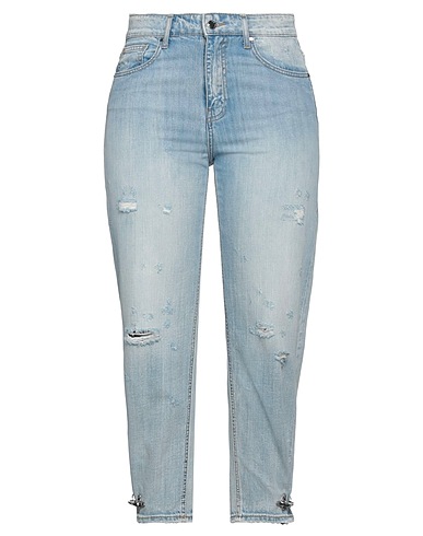 MET JEANS Denim trousers Blue 100% Cotton