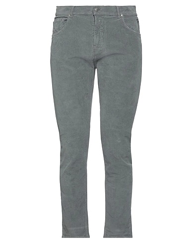 DANIELE ALESSANDRINI HOMME Casual trouser Grey 98% Cotton, 2% Elastane