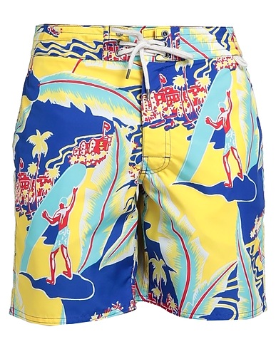 POLO RALPH LAUREN Swim shorts Yellow 100% Polyester