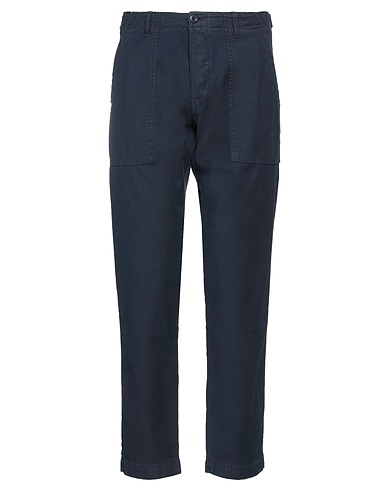 CHESAPEAKE'S Casual trouser Navy blue 100% Cotton