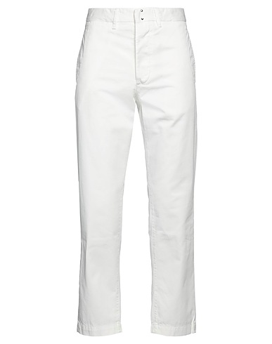 CHESAPEAKE'S Casual trouser Off white 100% Cotton