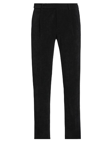 DANIELE ALESSANDRINI HOMME Casual trouser Black 90% Polyethylene, 8% Polyamide, 2% Elastane