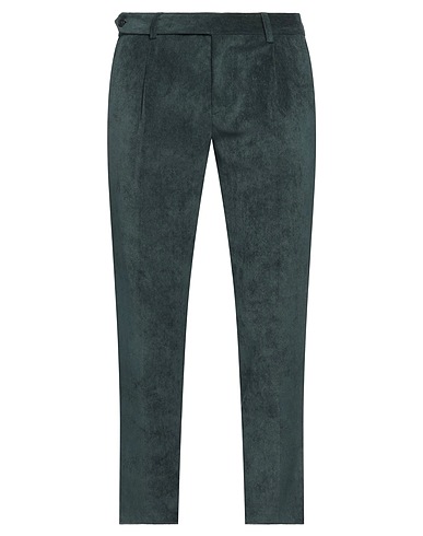DANIELE ALESSANDRINI HOMME Casual pants Deep teal 90% Polyethylene, 8% Polyamide, 2% Elastane