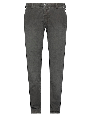 BERWICH Casual trouser Dark brown 50% Cotton, 25% Polyester, 25% Viscose