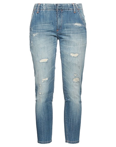 JACOB COHЁN Denim trousers Blue 98% Cotton, 2% Elastane