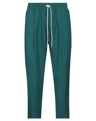 DRÔLE DE MONSIEUR Casual trouser Dark green 55% Wool, 45% Polyester