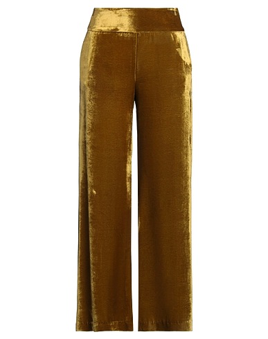 HANAMI D'OR Casual trouser Mustard 80% Viscose, 20% Silk
