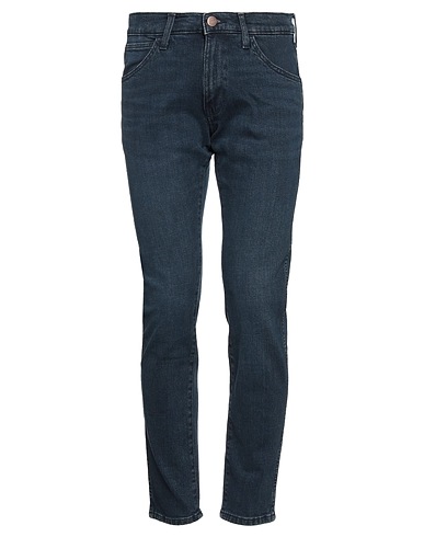 WRANGLER Denim pants Blue 99% Cotton, 1% Elastane