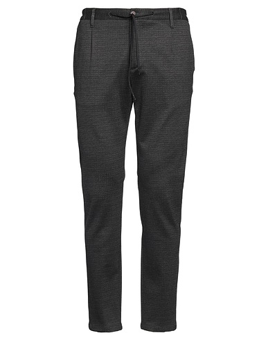 DANIELE ALESSANDRINI HOMME Casual trouser Charcoal 65% Viscose, 30% Polyamide, 5% Elastane