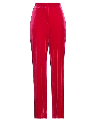 OLLA PARÉG Casual trouser Magenta 92% Polyester, 8% Elastane