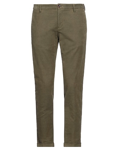 AT.P.CO Casual trouser Military green 98% Cotton, 2% Elastane