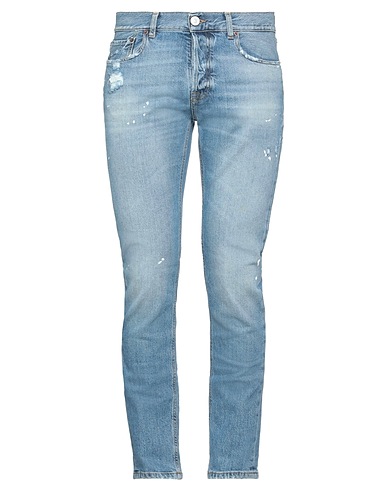 PMDS PREMIUM MOOD DENIM SUPERIOR Denim trousers Blue 99% Cotton, 1% Elastane