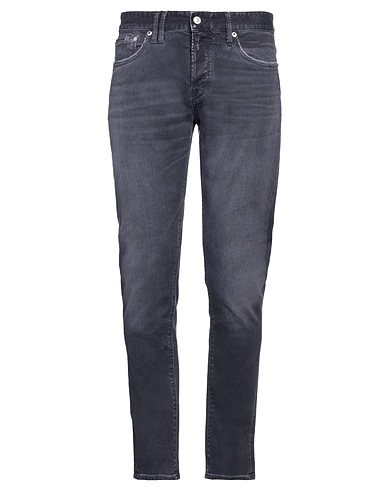 CYCLE Denim trousers Navy blue 98% Cotton, 2% Elastane