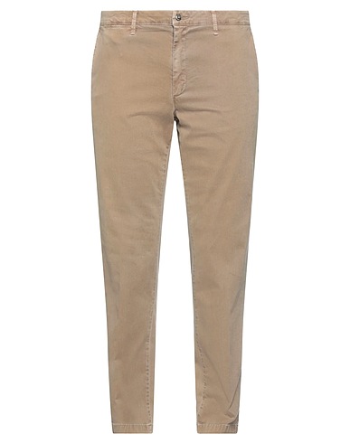 SANTANIELLO Casual trouser Sand 98% Cotton, 2% Elastane