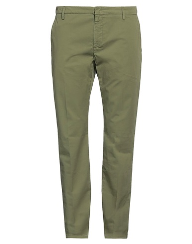 DONDUP Casual trouser Military green 96% Cotton, 4% Elastane