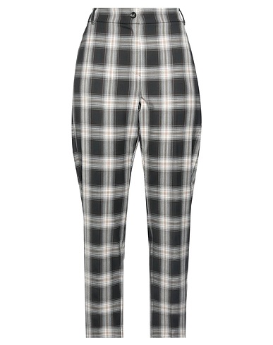 I BLUES Casual trouser Dark brown 67% Polyester, 29% Viscose, 4% Elastane