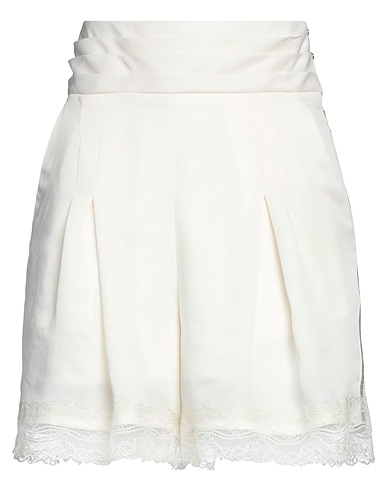 KOCHÉ Shorts & Bermuda Ivory 100% Polyester, Polyamide, Viscose