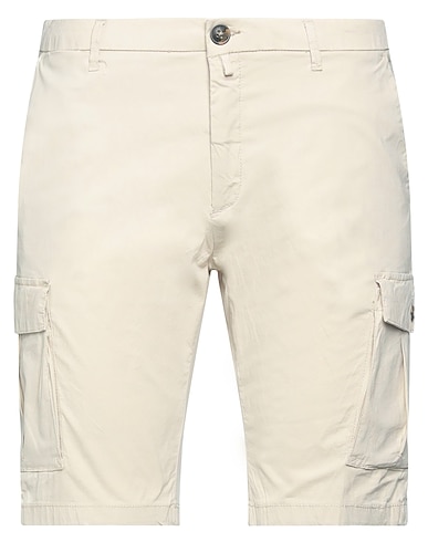 P-LAB Shorts & Bermuda Beige 97% Cotton, 3% Elastane