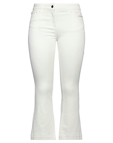 NENETTE Casual pants Ivory 92% Cotton, 6% Elastomultiester, 2% Elastane
