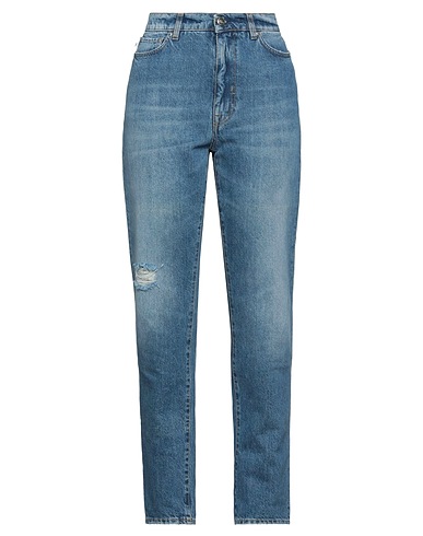 2W2M Denim trousers Blue 72% Cotton, 28% Hemp, Polyester