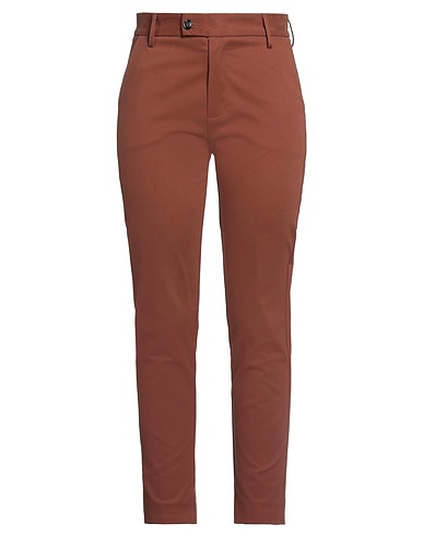 TRUE NYC® Casual pants MARRONE 98% Cotton, 2% Elastane