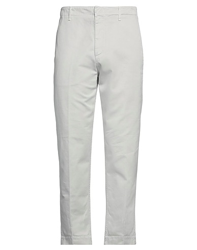 DONDUP Casual trouser Light grey 100% Cotton
