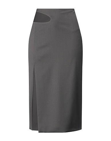 LOW CLASSIC Midi skirt Lead 49% Polyester, 49% Wool, 2% Polyurethane