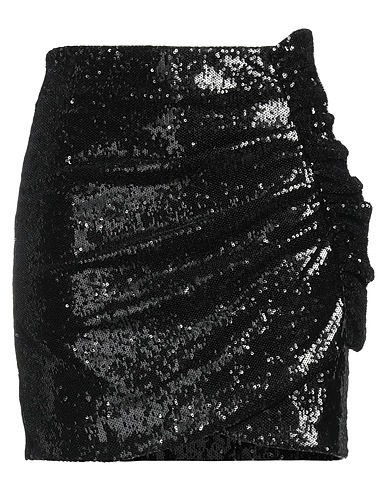 SUOLI Mini skirt Black 100% Polyester