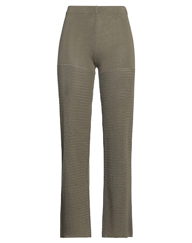 VICOLO Pantalone Verde militare 50% Cotone, 50% Acrilico