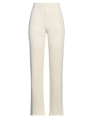 VICOLO Pantalone Avorio 50% Cotone, 50% Acrilico