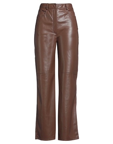 JUCCA Casual trouser Brown 65% Polyester, 35% Polyurethane
