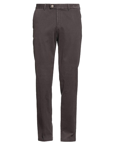 HILTL Casual trouser Chocolate brown 98% Cotton, 2% Elastane
