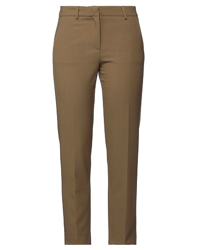 GRIFONI Casual trouser Military green 53% Polyester, 44% Virgin Wool, 3% Elastane