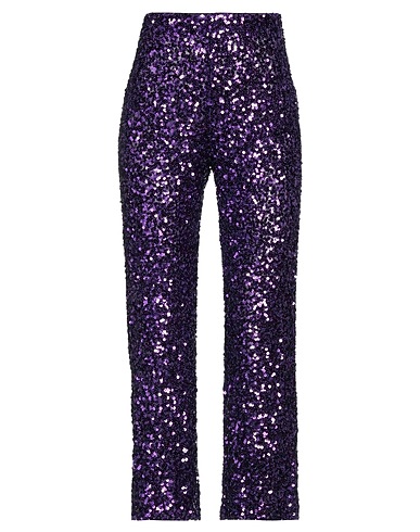 EM...MA Pantalone Viola 97% Poliestere, 3% Elastan