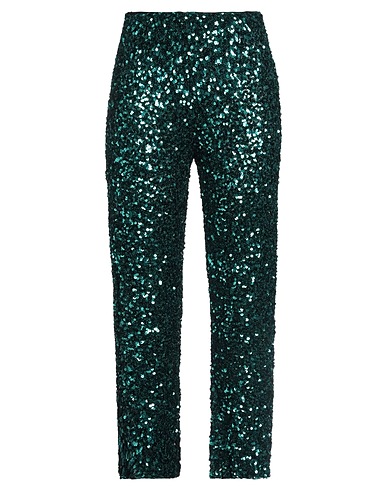 EM...MA Pantalone Verde smeraldo 97% Poliestere, 3% Elastan
