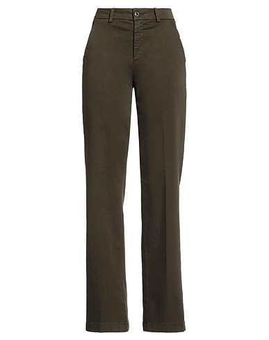 LIU •JO Casual trouser Military green 96% Cotton, 4% Elastane