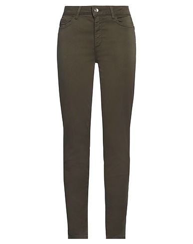 LIU •JO Casual pants Military green 96% Cotton, 4% Elastane