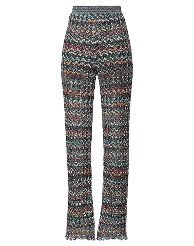 MISSONI Casual trouser Green 51% Wool, 24% Cupro, 14% Polyester, 11% Viscose