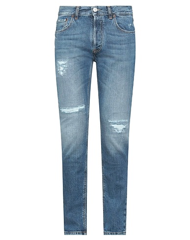 PMDS PREMIUM MOOD DENIM SUPERIOR Denim trousers Blue 98% Cotton, 2% Elastane